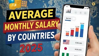 Full Average monthly salary by countries News