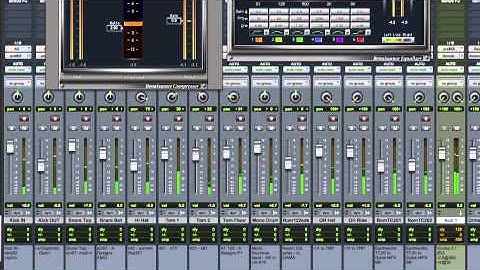 Drums Recording at 96k via Lynx Aurora 16 into Pro Tools 10