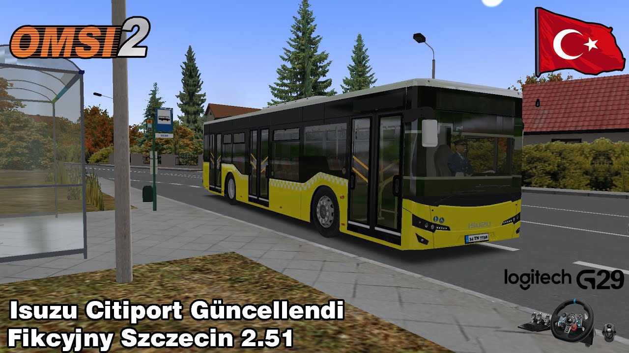OMSI 2 - Isuzu Citiport Güncellendi V4.0 - Fikcyjny Szczecin 2.51 - Canlı Yayın