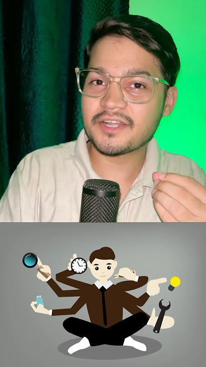 Is Multitasking good or bad ? 🫵 #facts #ytshorts #rudhrakshgupta #shorts #multitasker