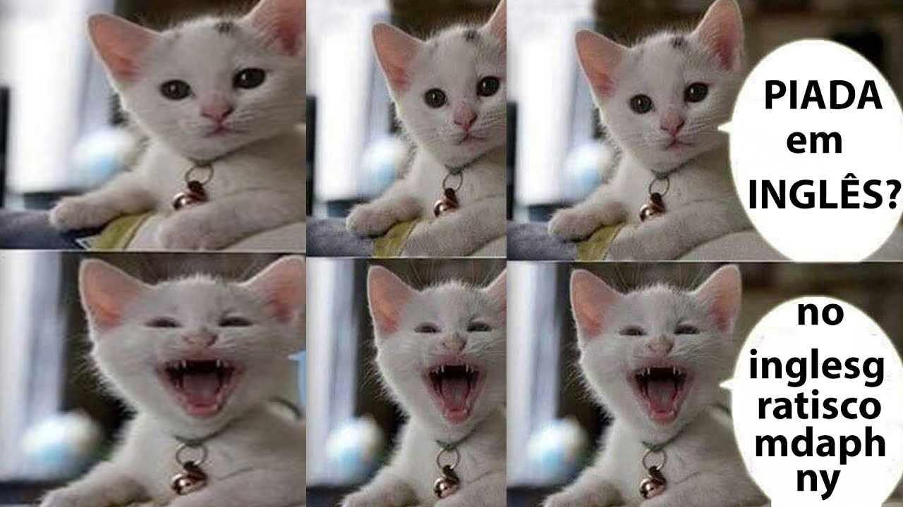 piada em inglês fale inglês grátis no YouTube