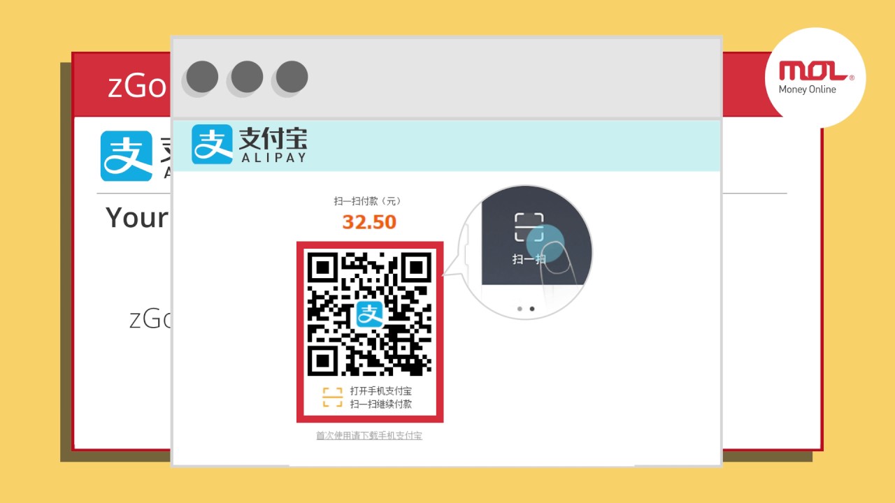 How to Reload zGold-MOLPoints via Alipay?