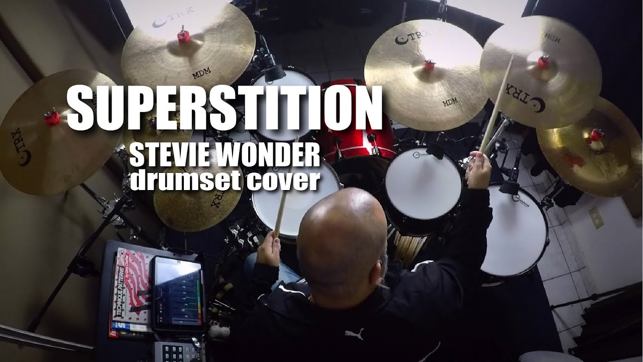 SUPERSTITION Drums Cover YouTube