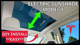 Electric Sunshade for Tesla Model Y (Full Walkthrough + Step-by-Step Guide)