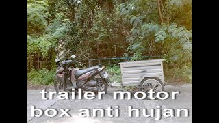 gerobak motor box anti hujan, cocok buat jualan atau jasa ekspedisi.