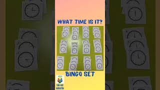 What time is it 4. Play clock bingo. Prepare bingo set. It's a quarter past/to 4. It's half past 6.