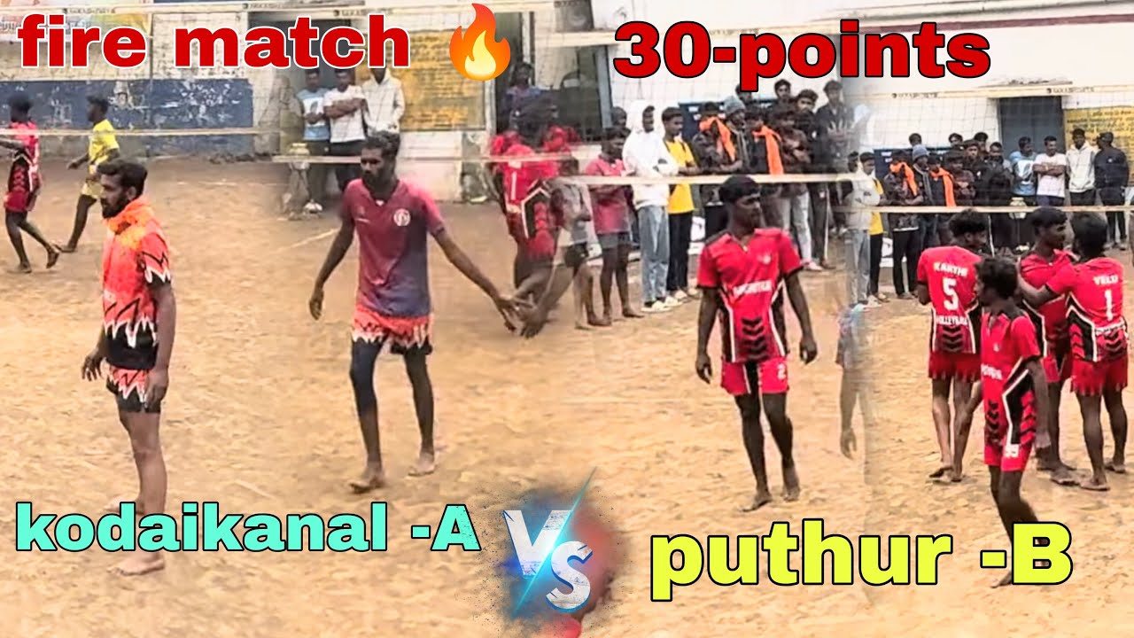 Kodaikanal-A vs Puthur-B🥵Fire Match🔥#viral #volleyball #libero #trending #sports #youtube 