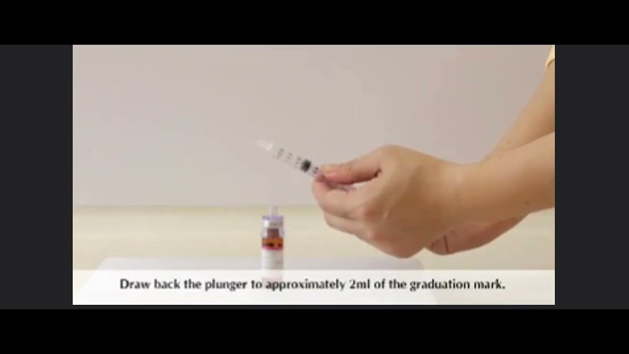 Procedure for administering the liquid rotasiil vaccine (oral)