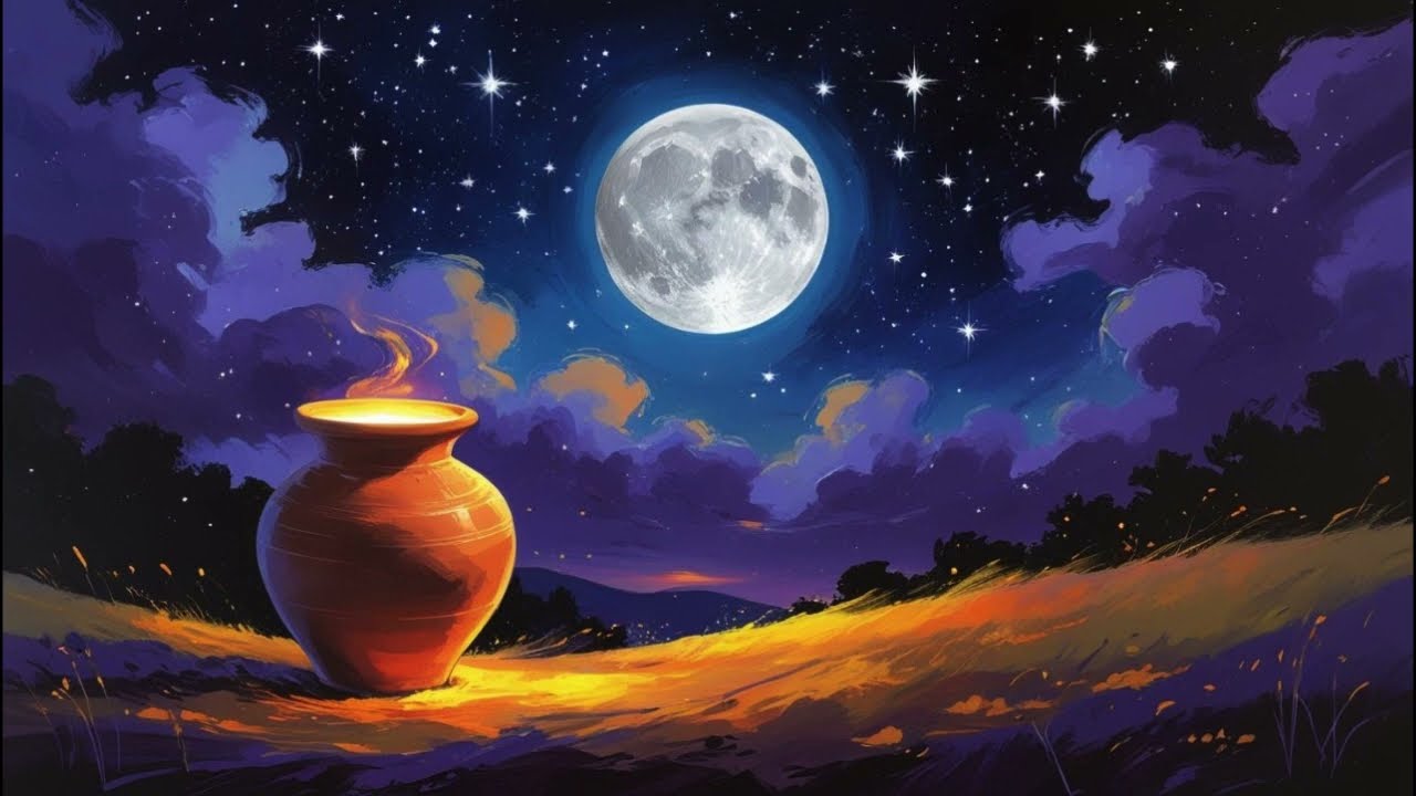 “The Magical Pot That Danced Under the Moon | Indian Folktale Animated”