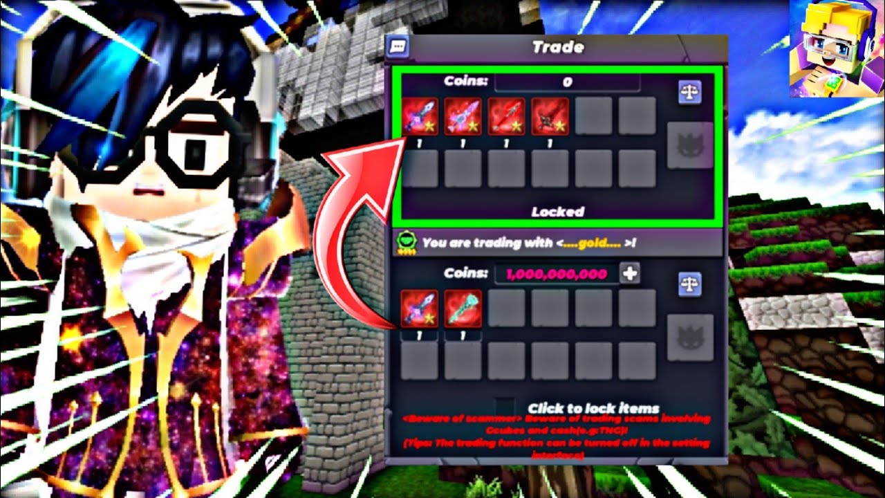 🔥Rich Trade 🤑 🔥 BlockManGo SkyBlock ||Ujjwal BG|| 