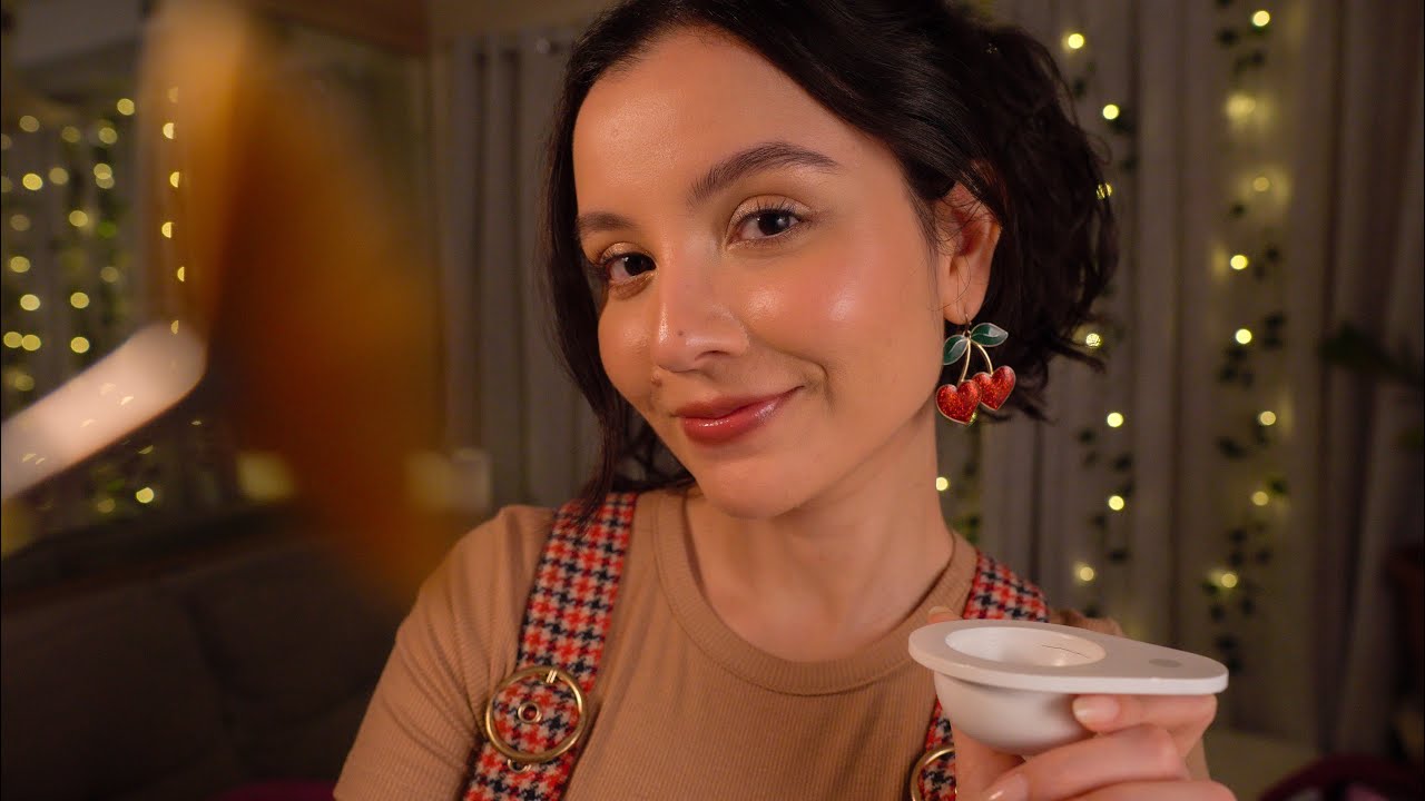 ASMR ♥️ SPA para pessoas cansadas (voz suave, atenção pessoal, massagem facial)