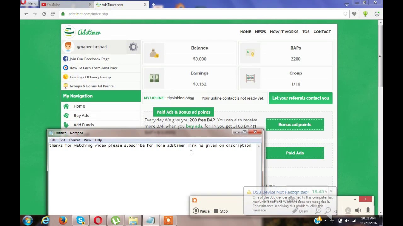 Earn 50$ Dollars in a day with Adstimer