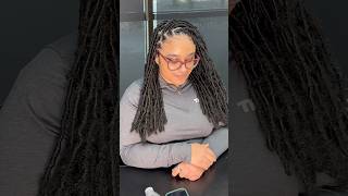 DISTRESSED LOCS TUTORIAL 🔥 Easy Loop Method Using Spring Twist Hair