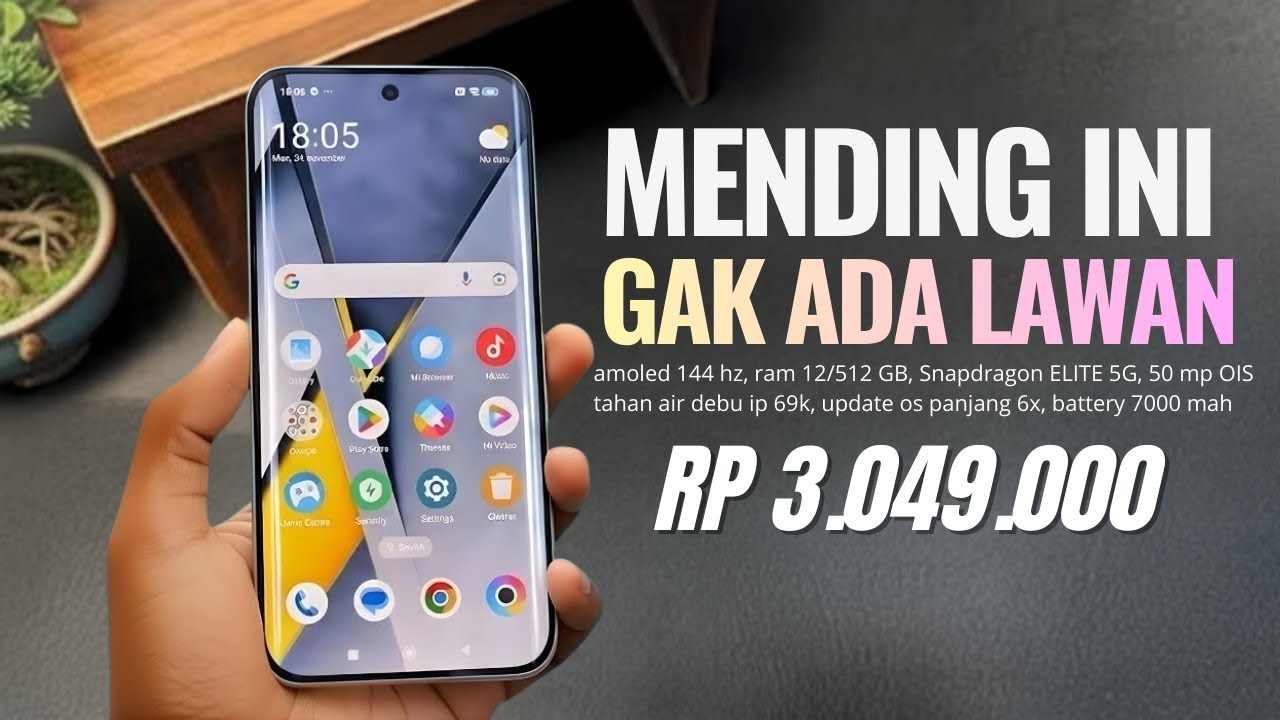 BENERAN GAK ADA LAWAN‼️7000mAh, RAM 12/512 GB - HP 3 JUTAAN TERBAIK FEBRUARI 2026