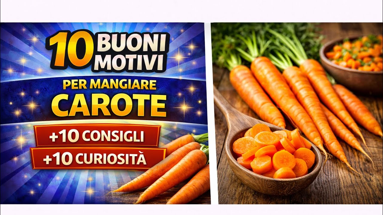 10 Buoni Motivi per Mangiare le Carote