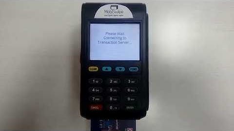 MobiSwipe 6210 GPRS Terminal Demo Video - CASH@POS