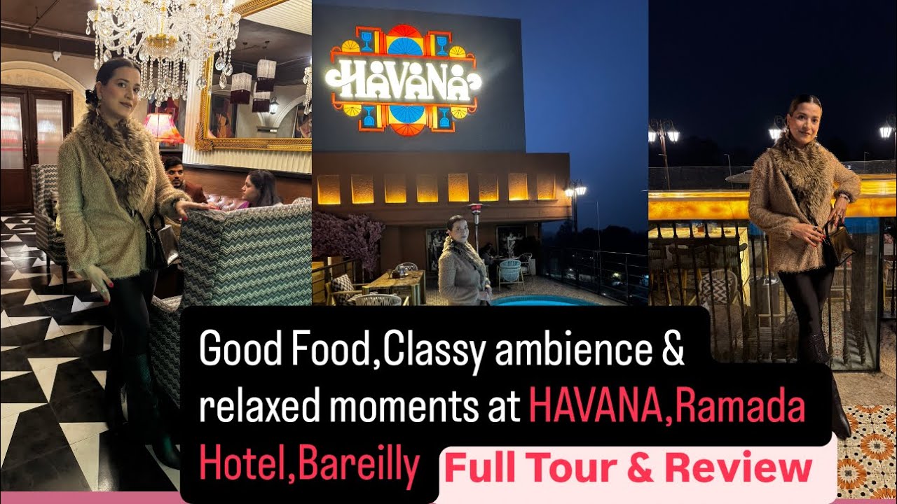 Dining in style at HAVANA,RAMADA Bareilly🍷Dining by the Pool|Bareilly’s premium dining spot 