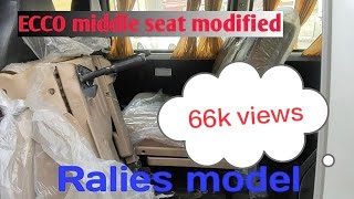 ECCO middle seat modified||Railes models and good comfortable#@kovaicarseat #kcs #bucket#androidset