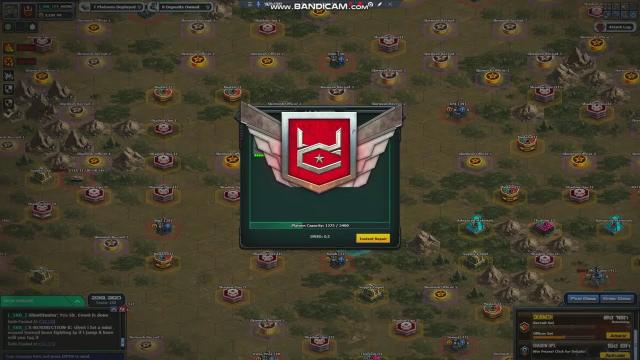 War Commander: December Skirmish (Free Repair) !!