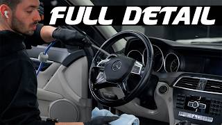 Mercedes Benz C-Class is Getting A Thorough Detailing - Car Detailing