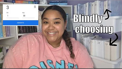 Blindly choosing my August TBR 🙈📚