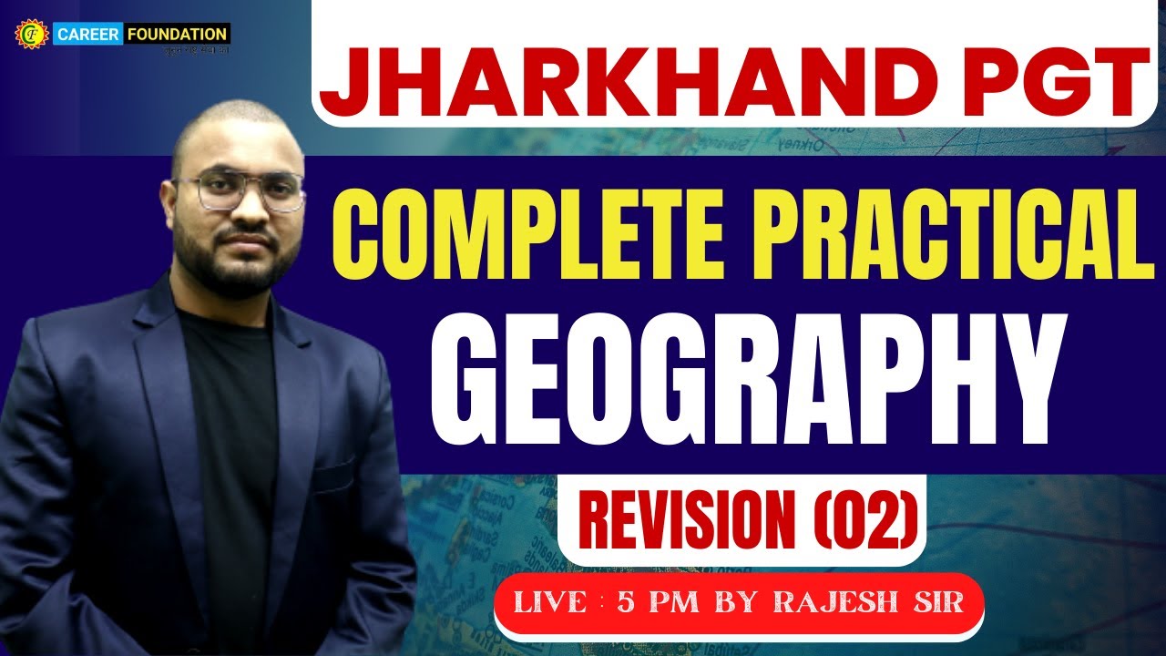 JSSC PGT GEOGRAPHY CLASS PRACTICAL GEOGRAPHY GEOGRAPHY MCQ CLASS