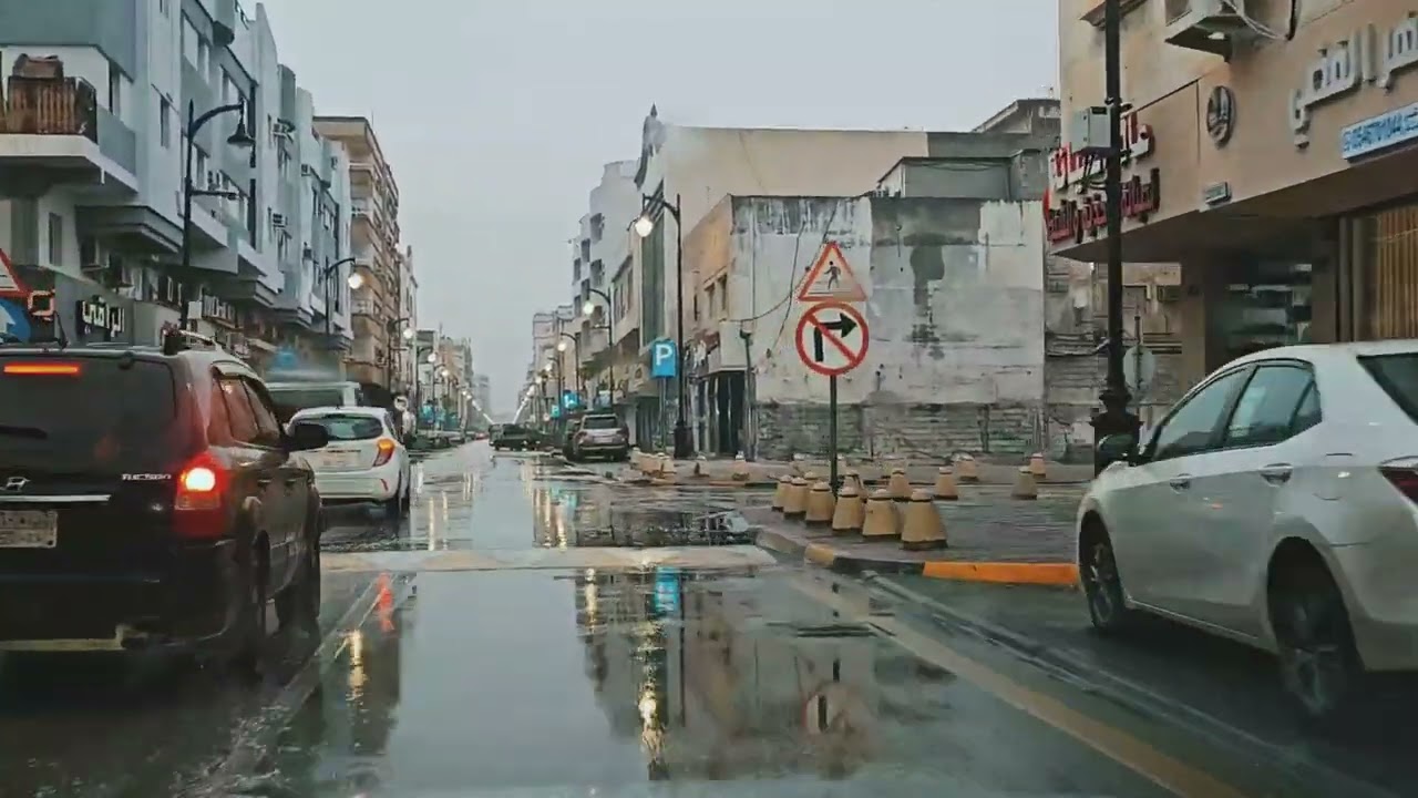 Rainy day in Al Khobar