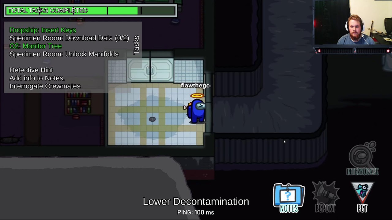 Trying not to die in among us