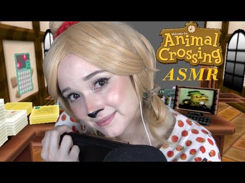 ASMR Animal Crossing, Meeting with Isabelle! (soft spoken, humming) - YouTube