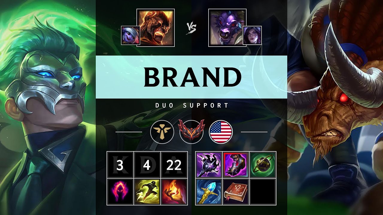 Brand Support vs Alistar - NA Grandmaster Patch 25.20