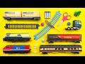Unboxing Dan Merakit 2 Mainan Kereta Api CC203 RNB,CC201 Vintage,Lokomotif KAI - Miniatur Kereta Api