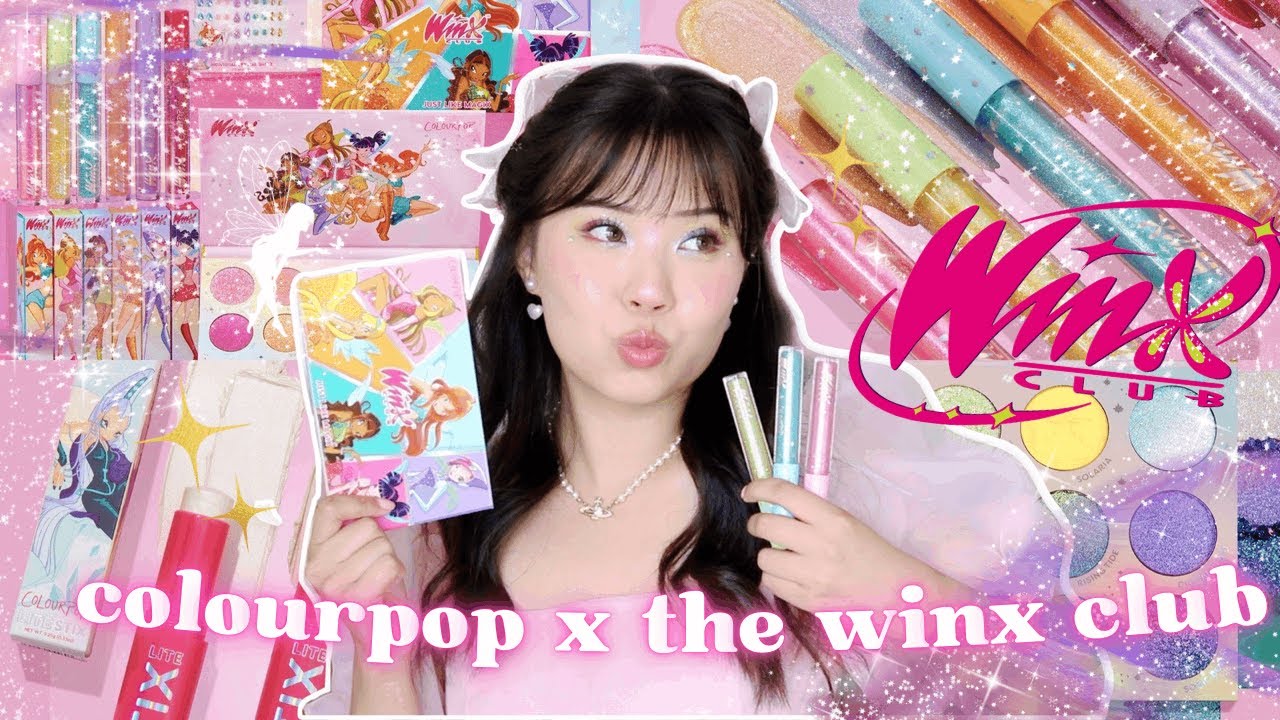 COLOURPOP x WINX CLUB 🧚🏻♀️ 3 LOOKS, COMPARISONS + SWATCHES!