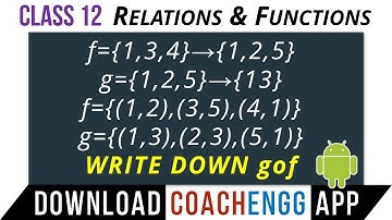 RELATIONS & FUNCTIONS Exercise 1.3 | Q1 | Class 12 Maths NCERT Solutions | Find gof, fog