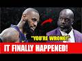 "IT FINALLY HAPPENED!" Shaq CONFRONTS LeBron Over Disrespect Toward NBA Legends!