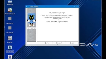Install AROS One x86 Two Partition