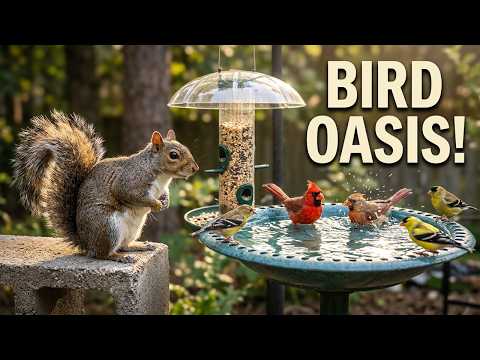 Wednesday Feathered/Furry Visitors