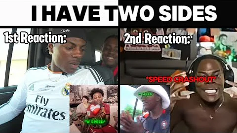 Ishowspeed Reacts to "W Speed" ❤️‍🩹