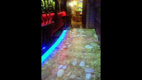 interactive floor system for restaurant in Ukraine