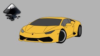 How to Create a Vector Lamborghini in Inkscape. Tutorial Video. Vector Tracing. Vector Drawing.
