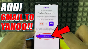 how to add gmail account to yahoo mail app on mobile?