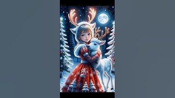 🎁🎅Winter wonderland Ai Animation XMas  #shorts #shortsvideo  #shortvideo #shortvideos #tiktok #aiart