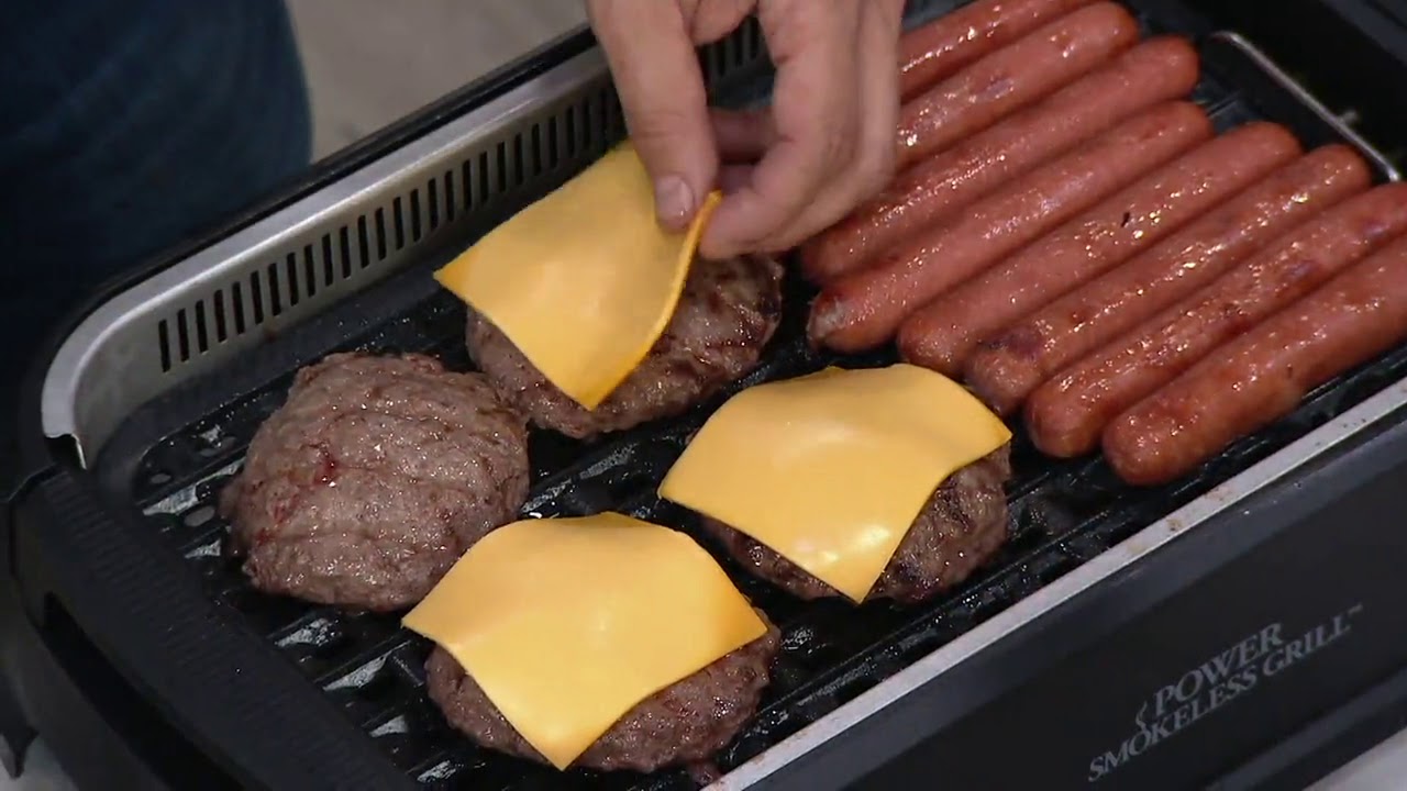 PowerXL Smokeless Indoor Electric Grill Pro w/ Griddle Offer on QVC 