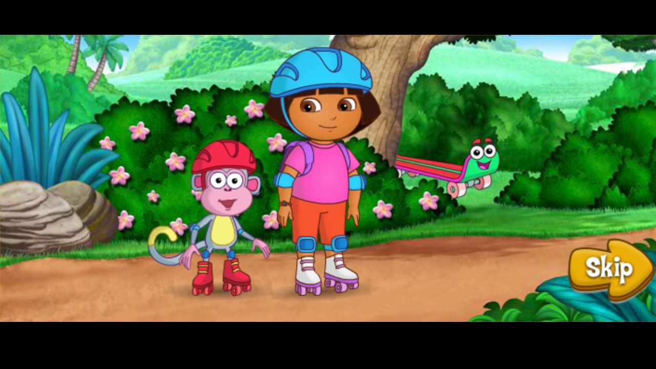 Dora's Roller Skate Adventure Game for Kids YouTube
