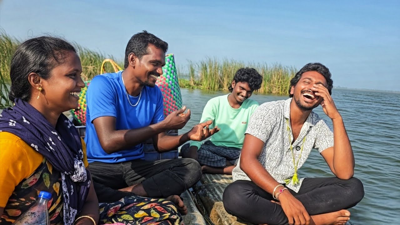 మా ఊరు వచ్చినా యూట్యూబర్ మేకల్ ప్రవీణ్ అన్నతో చెరువు మధ్యలో ముచ్చట్లు || FS_Praveen Mekala