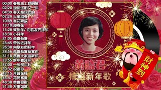 黄晓君 Huang Xiao Jun 最好听的新年歌 【春風吻上我的臉/迎新送旧又一年/春天是我們的/大地回春/春花齊放/迎春花/賀新年/ 向歌友們拜年】