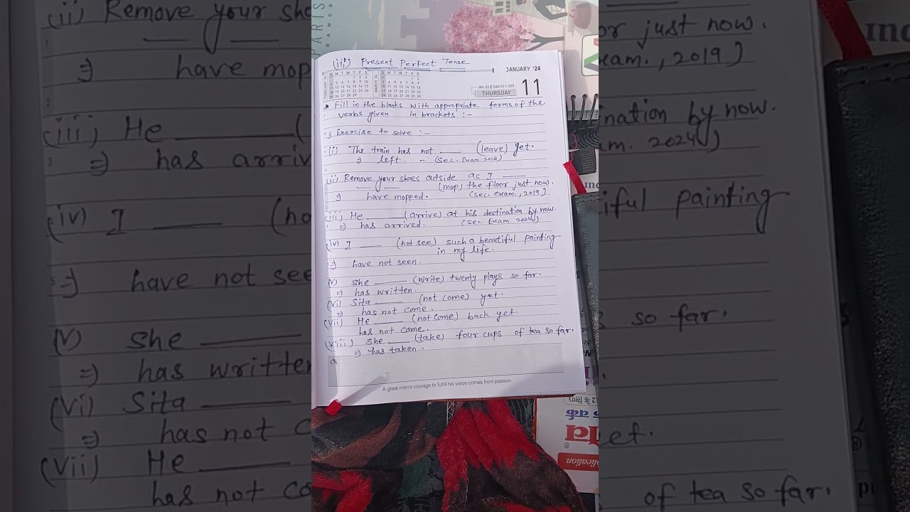 TENSE without tension (Present perfect Tense)✍️✌️👍