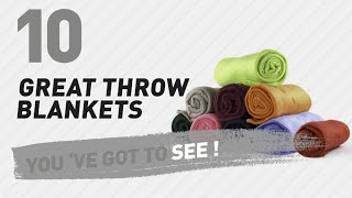 Fleece Throw Blankets // New & Popular 2017