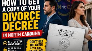 How to get a copy of your divorce decree in North Carolina
