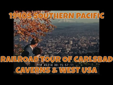 1940年代カールズバッド洞窟群と米国西部の南太平洋鉄道ツアー45314