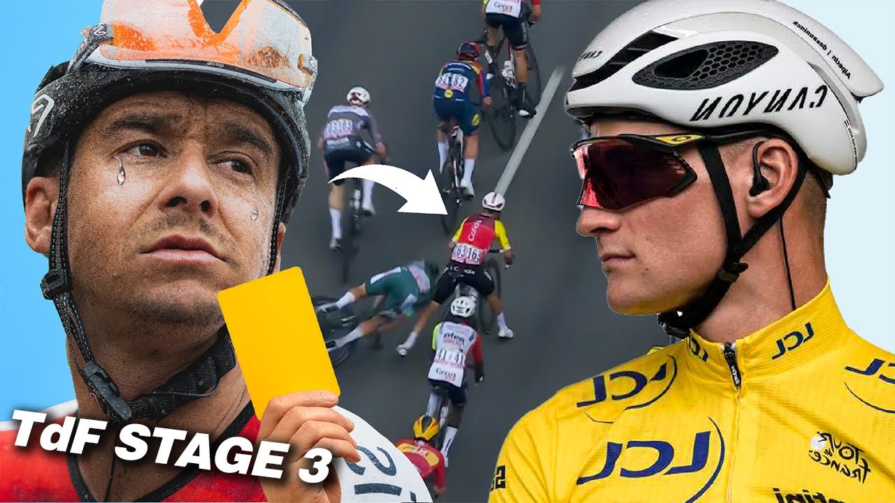 Did Coquard Cause This Race-Ending Crash? + MANY Yellow Cards – Wild Ones TdF Stage 3 Highlights